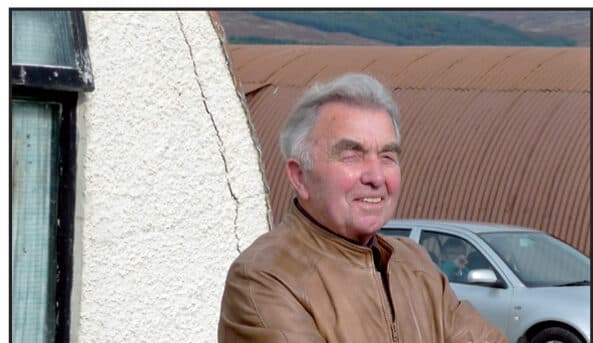 Heinrich Steinmeyer during a later visit to Cultybraggan Camp